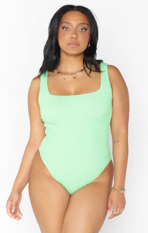 New Styles Just In The Scrunch One Piece ~ Green Melon