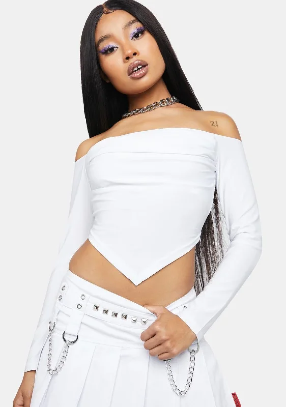 Stylish Spring Fashion Angel Protect My Soul Crop Top