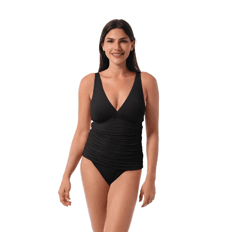 Seasonal Trends LOUISE WRAP TANKINI TOP