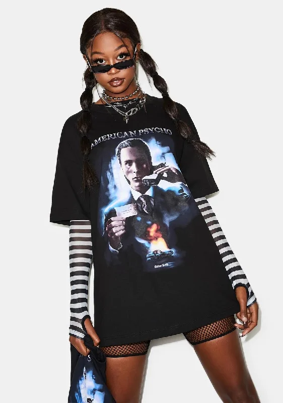 Modern Romance X American Psycho Poster Graphic Tee