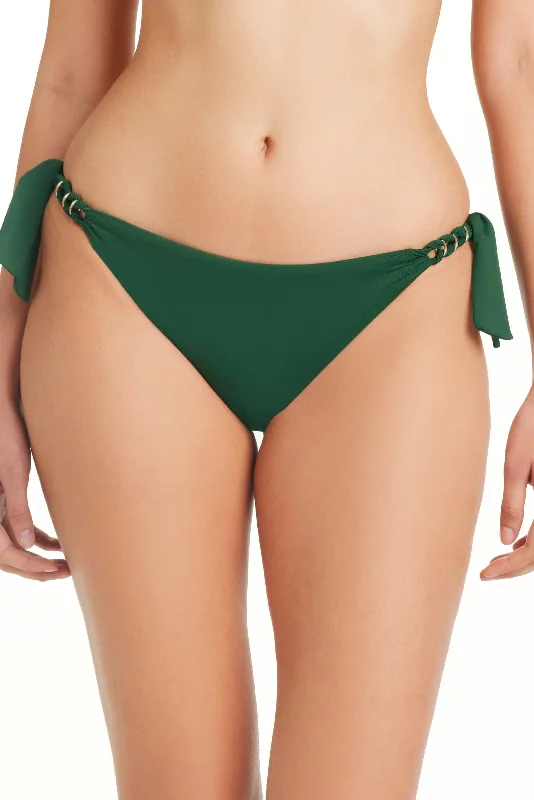 Lighten Up With Nordic Styles Ring Master Tie Side Bikini Bottom