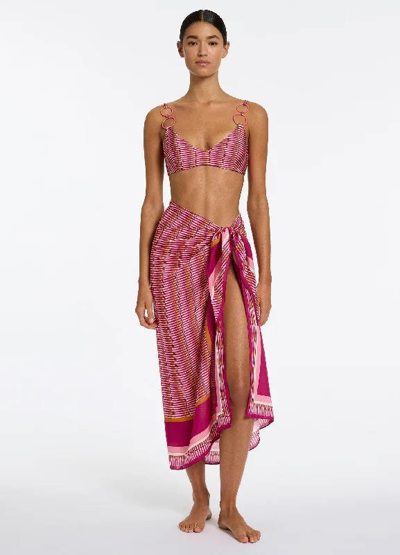 Relaxed Style Alessia Geo Sarong  - Peony