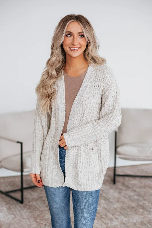 Luxe Layering Lakyn Waffle Knit Cardigan