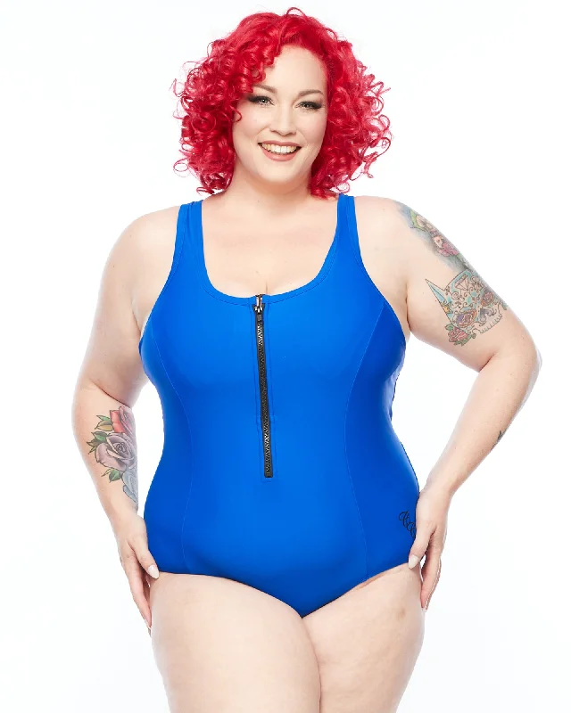 Unbeatable Prices Racer Back Swimsuit - Zip