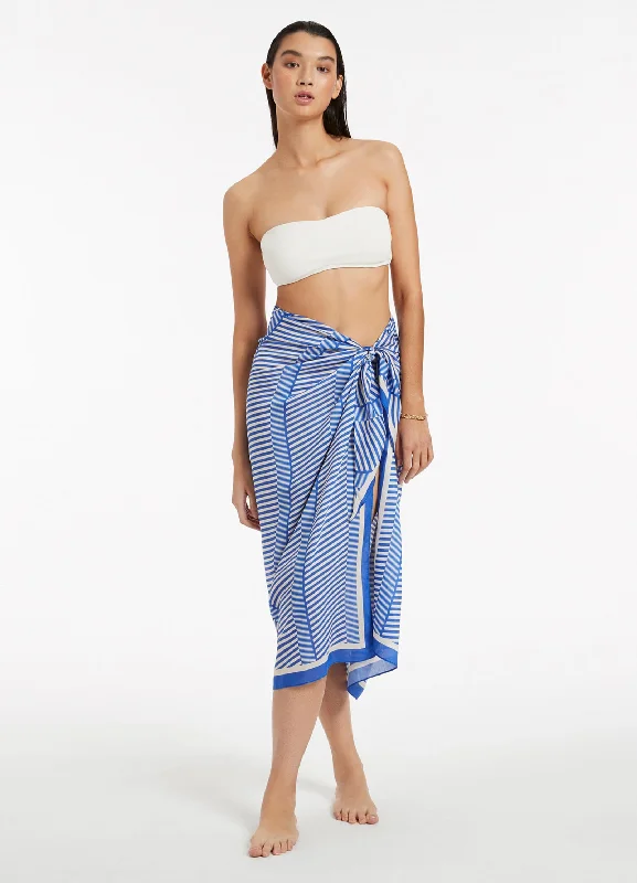 Dive Into Trendy Styles Amoudi Sarong - Sapphire