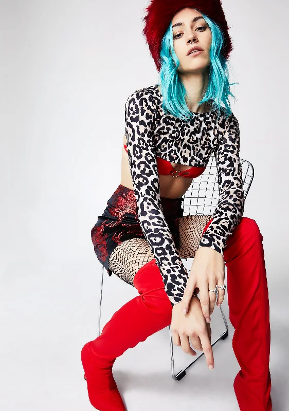 Elevate Your Wardrobe Shrug It Off Leopard Top