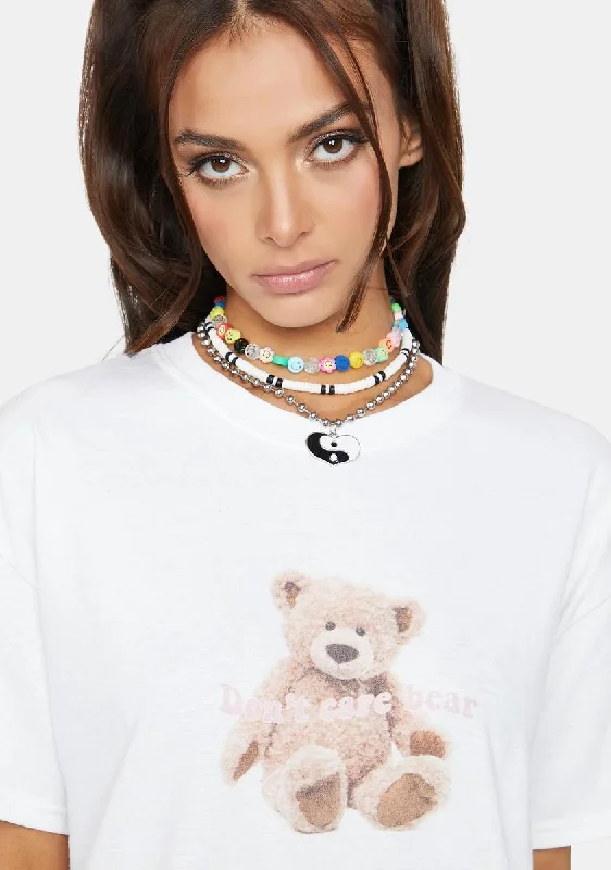 Vintage Fashion Don't Care Bear Tyler Graphic Tee