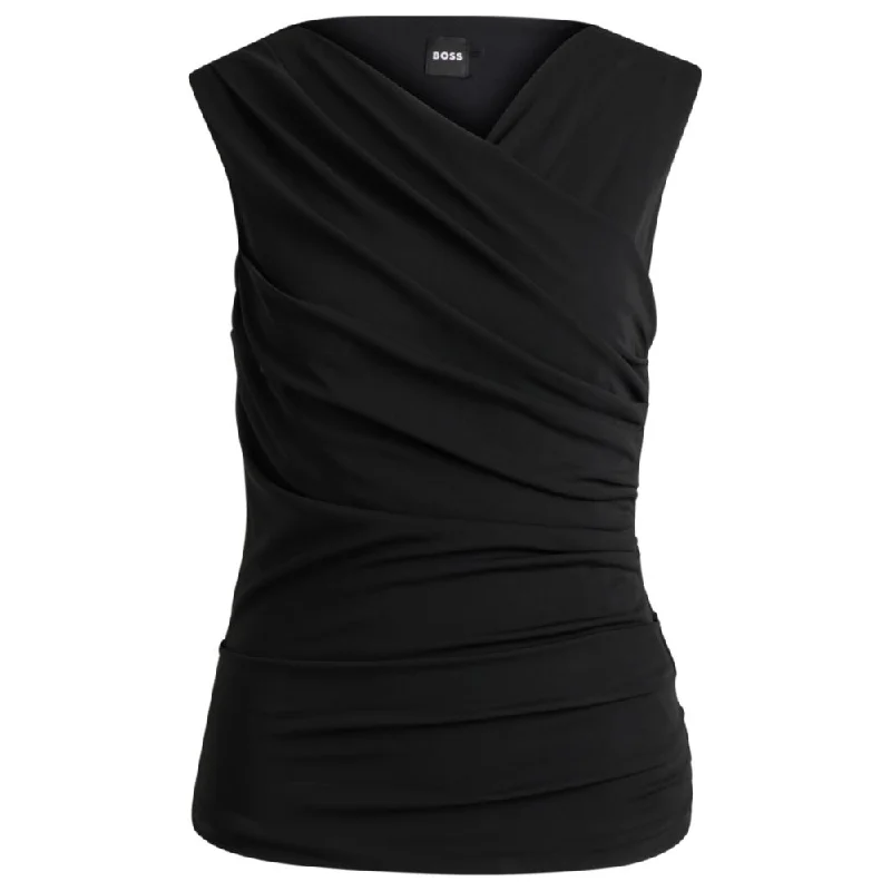 Unleash Your Trend Driven Style Sleeveless top with wrap front