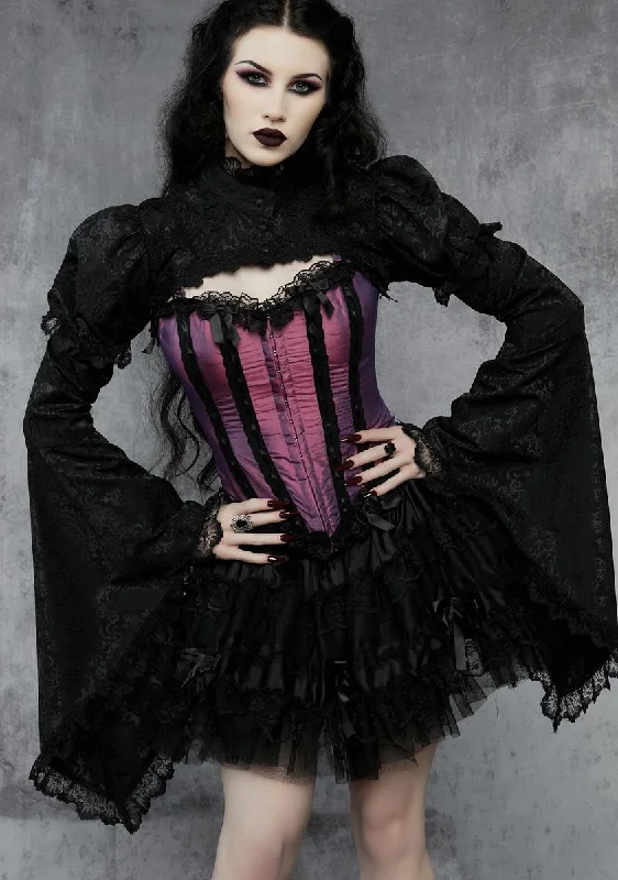 Sophisticated Style Morbid Interest Lace Shrug