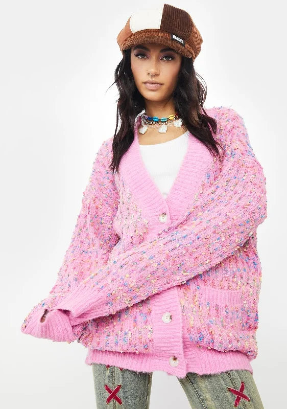 Celebrate With Big Savings Life In Color Oversized Cardigan