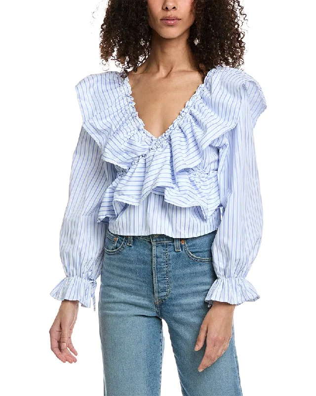 Trend Forward Threads For Her Colette Rose Off-The-Shoulder Top