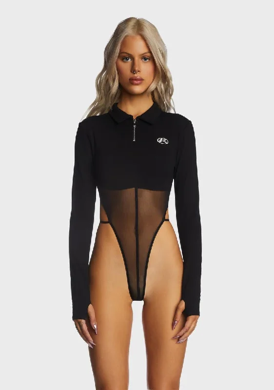 Classic Charm Indus High-Cut Bodysuit