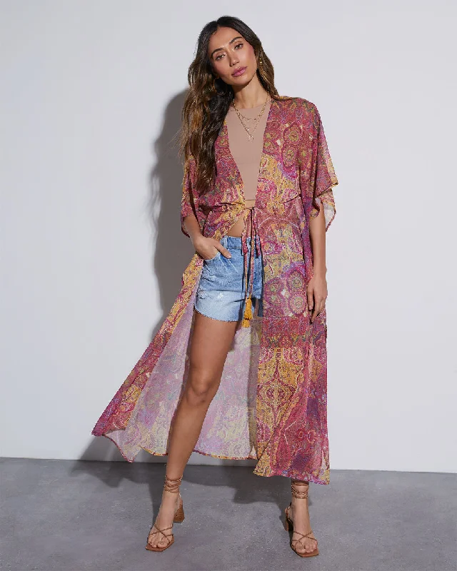 Crazy Price Slashing Daydreamer Paisley Kimono