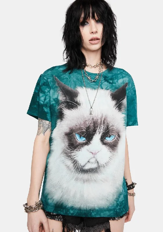 Chic Outfits Grumpy Cat Graphic Tee