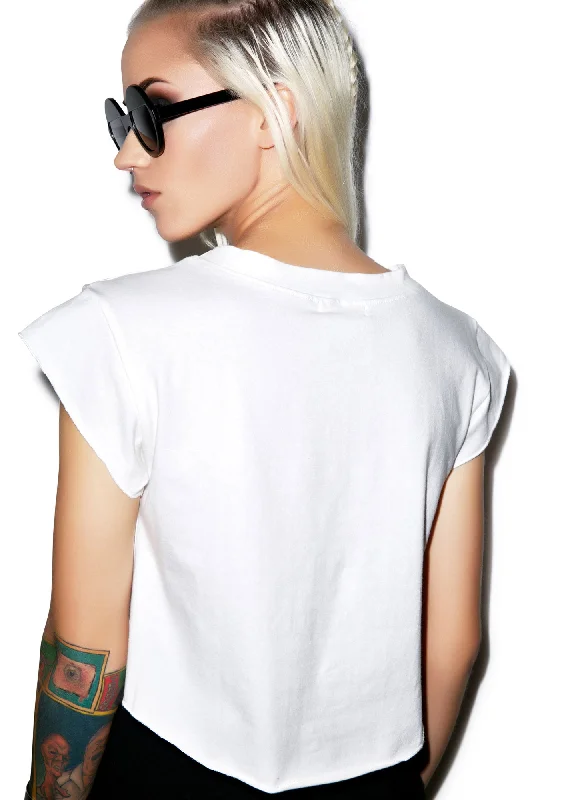 Hot Styles Back To Ba-sikks Crop Tee