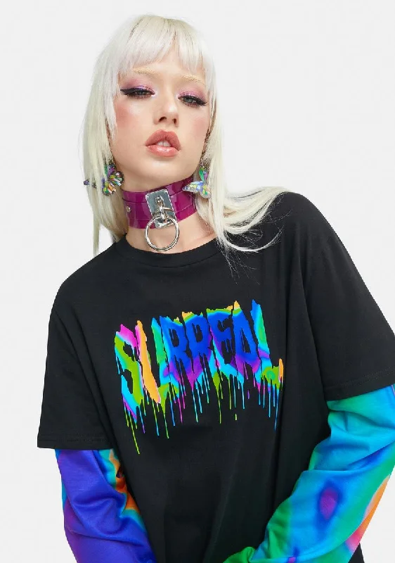 Evening Looks Electric Trip Layered Graphic Tee