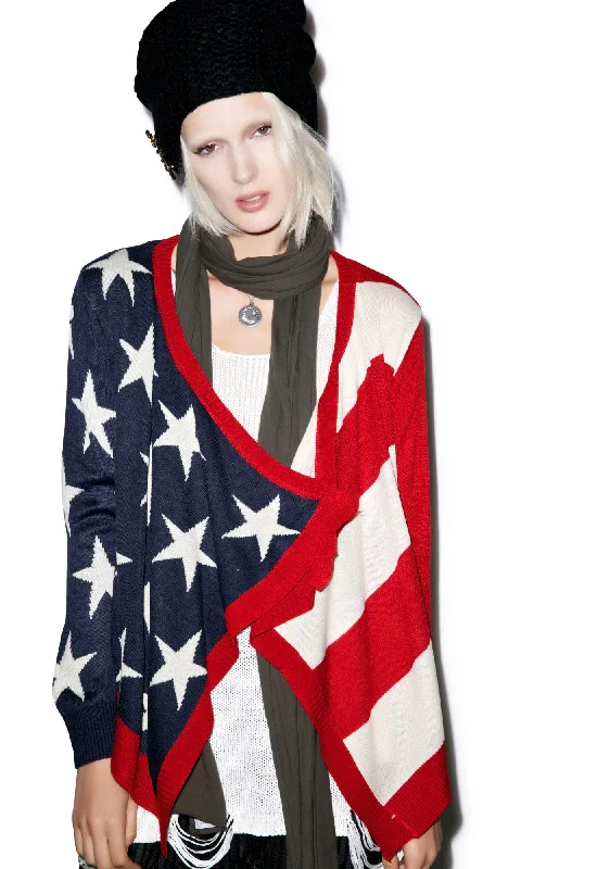 The Good Stuff Mizz American Pie Cardigan