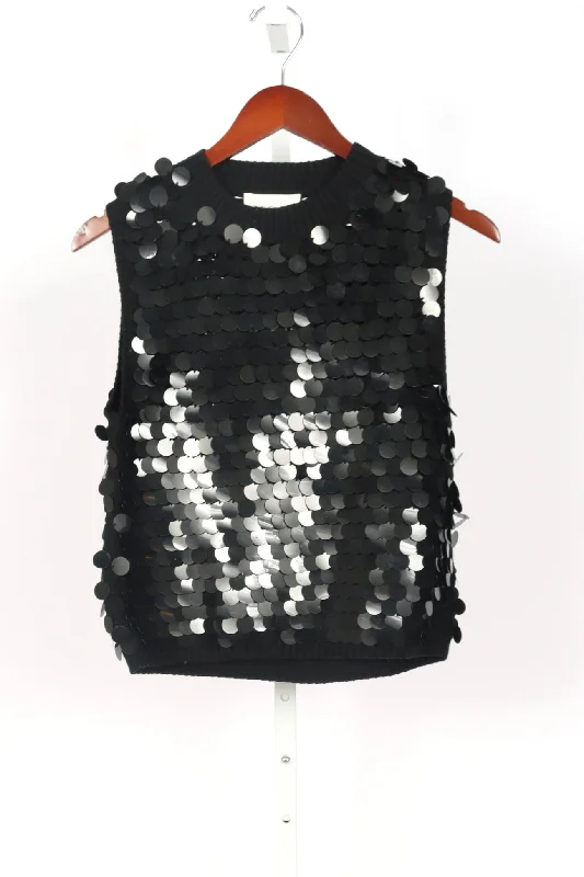 Wardrobe Update Cora Tank - Black with Sequins