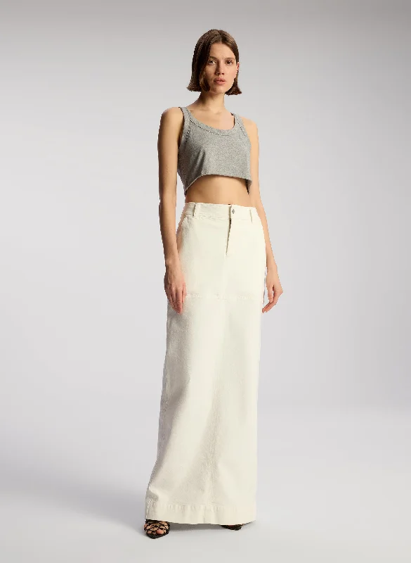 Find Your Unique Flair Halsey Cropped Cotton Rib Tank