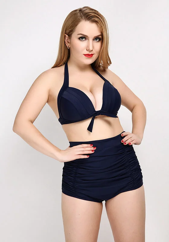 Casual Chic Trium Silva Plus Size High Waist Bikini