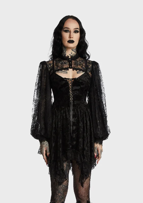 Grab Romantic Date - Night Styles Now Mage Beauty Lace Shrug