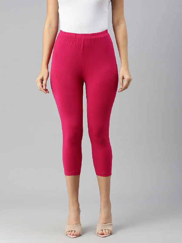 Essentials On Sale Leggings capri-Magenta