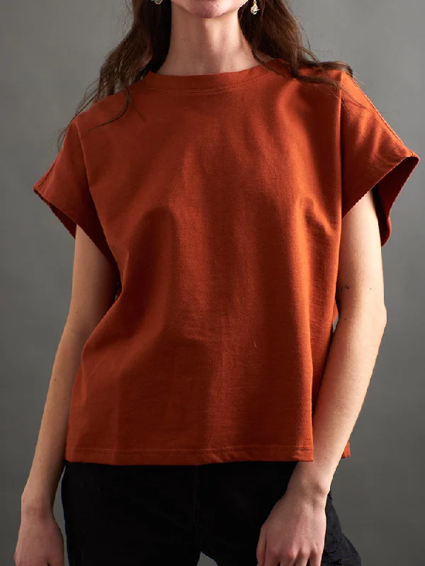 New Season Fashion Preview Caitlin Top - Loop Knit Clay