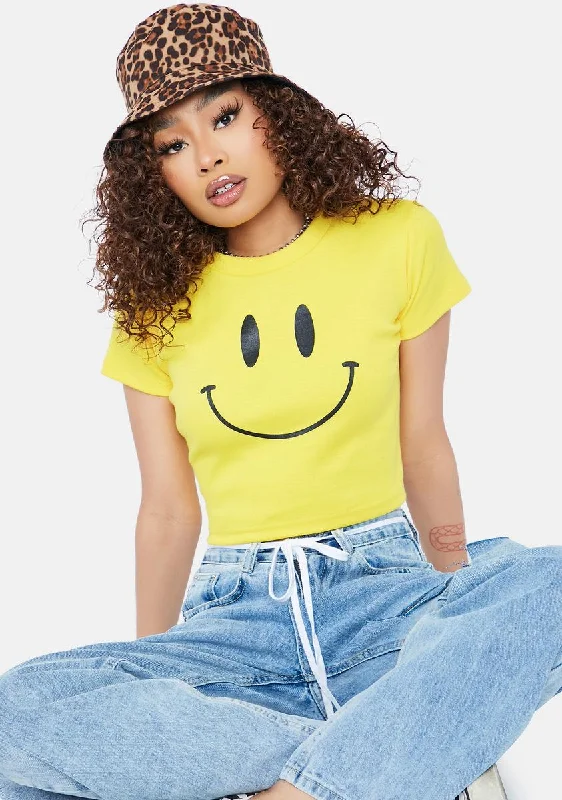 Exclusive Sale Smile Back Graphic Tee