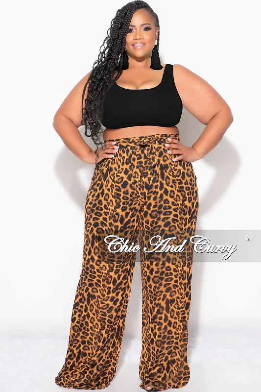 Shop Our Looks Final Sale Plus Size Mesh Pants in Animal Print