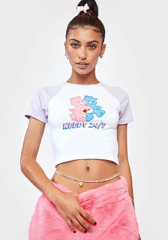 Absurdly Cheap Sale X Care Bears Needy 24/7 Crop Tee