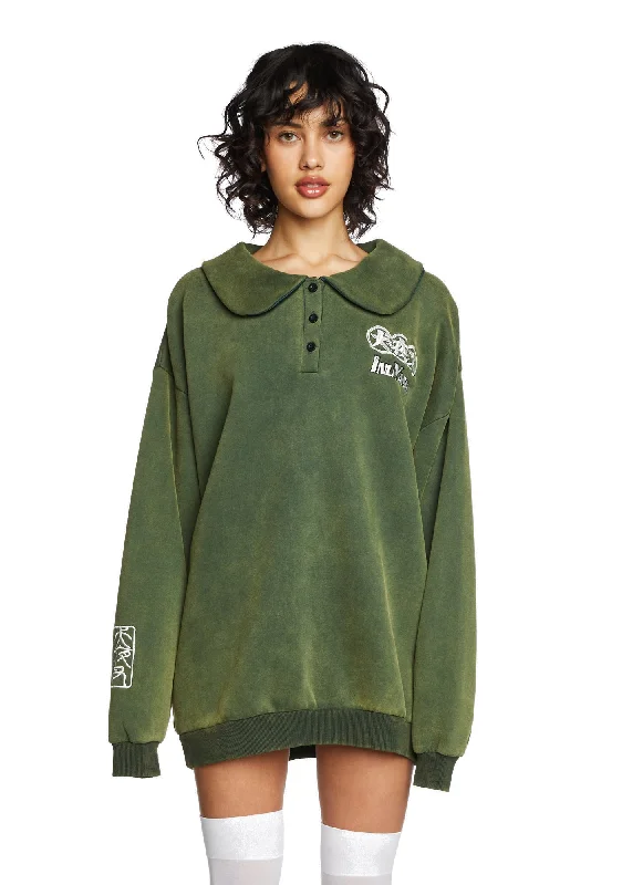 Coastal Beach - Inspired Style Devoted Fandom Oversized Sweatshirt