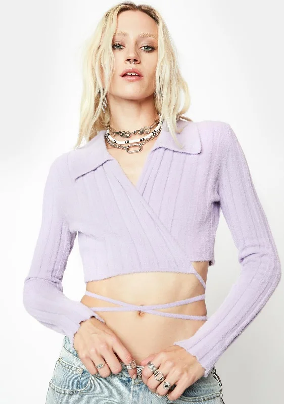 Special Offers, Don't Miss Lavender Find Your Stride Crop Top