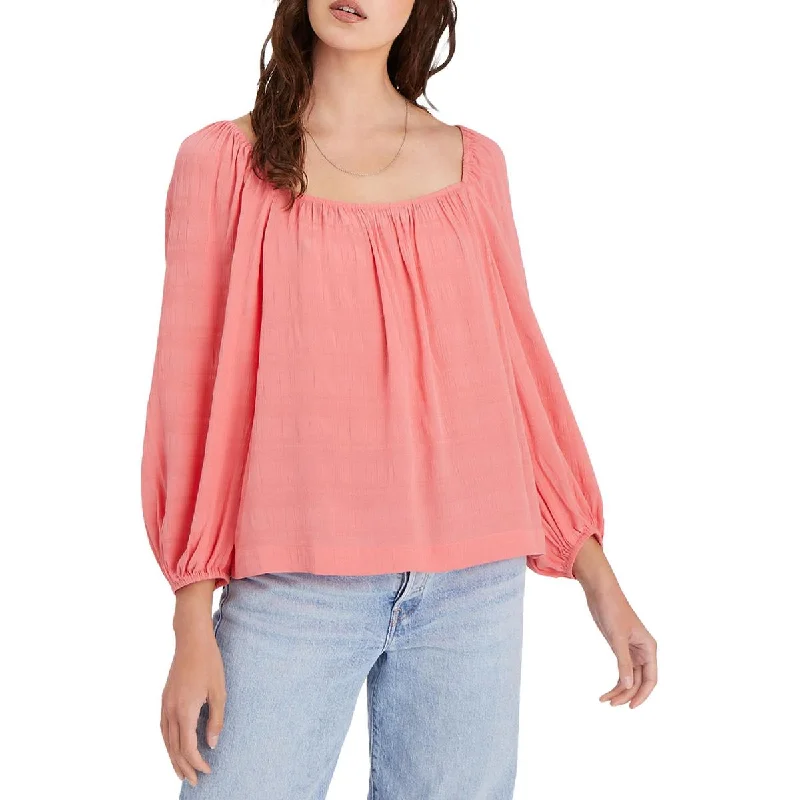 Great Prices On Feminine Styles Sunset Womens Textured Off-The-Shoulder Top