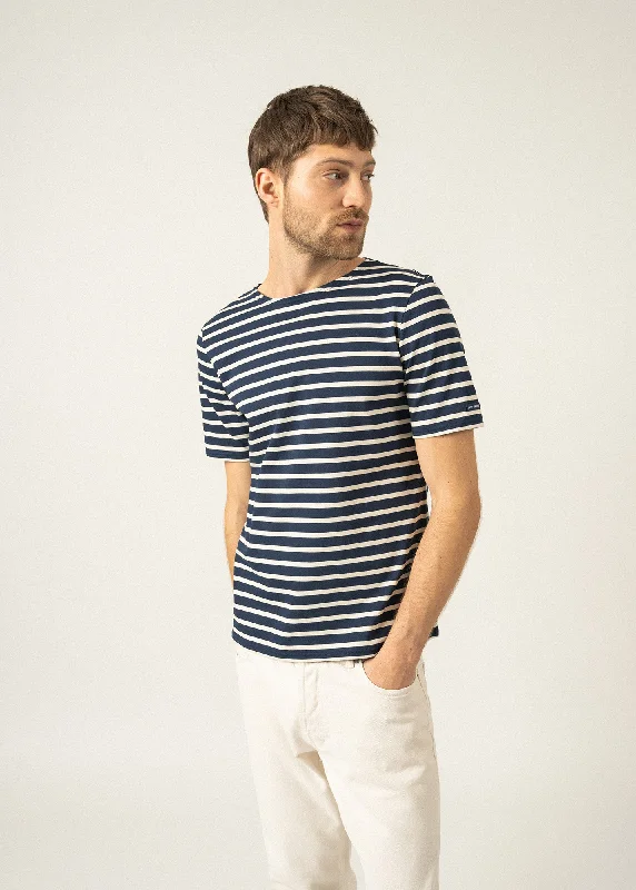 Fashion Forward Outfits Levant short sleeve striped sailor shirt - regular fit, in light cotton (MARINE/ECRU)