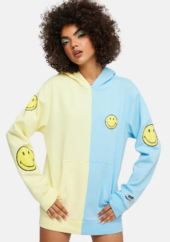 Quality Wear x Smiley Smile For Me Colorblock Hoodie