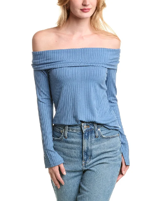 Spring Wardrobe 1.STATE Off-The-Shoulder Top