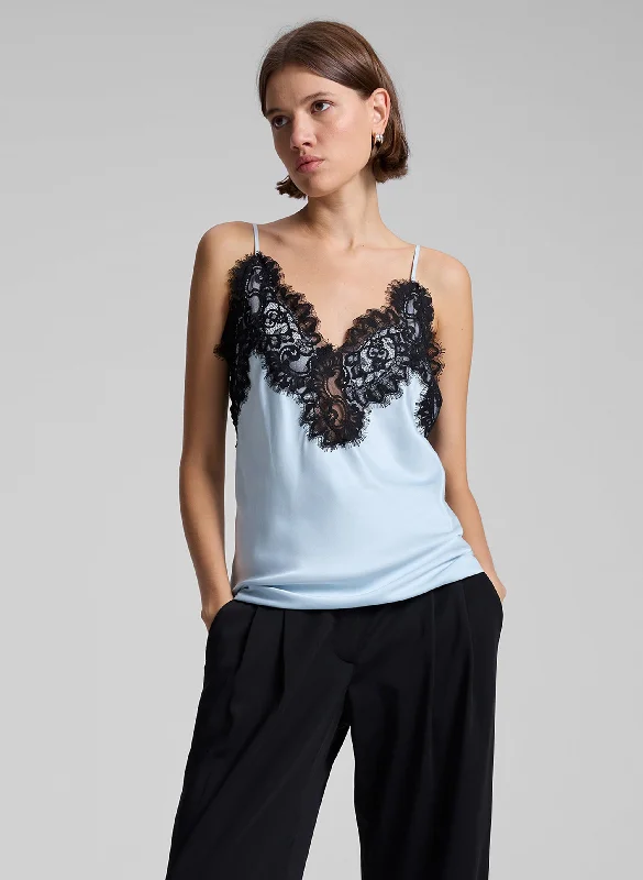 Limited Time Offer Lennon Satin and Lace Camisole Top