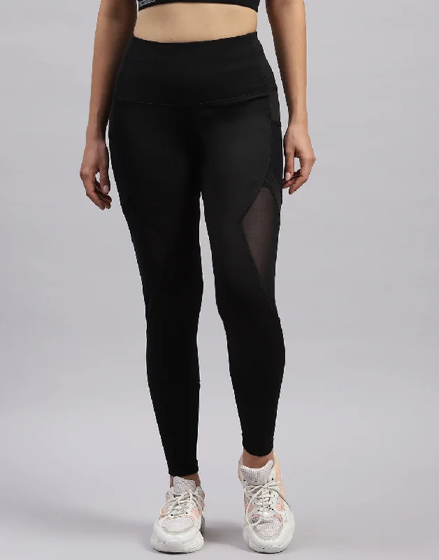 Limited Time Deal Women Black Solid Regular Fit Legging