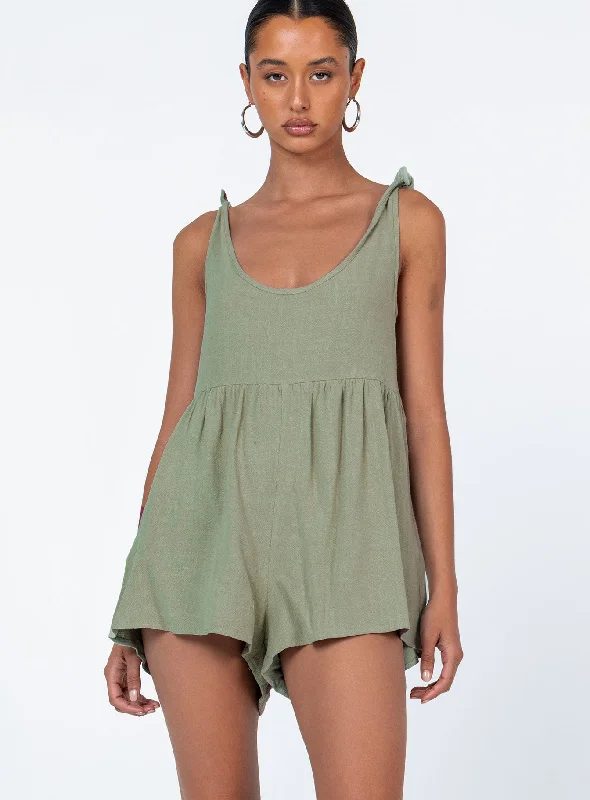 Season Sale Tay Romper Sage