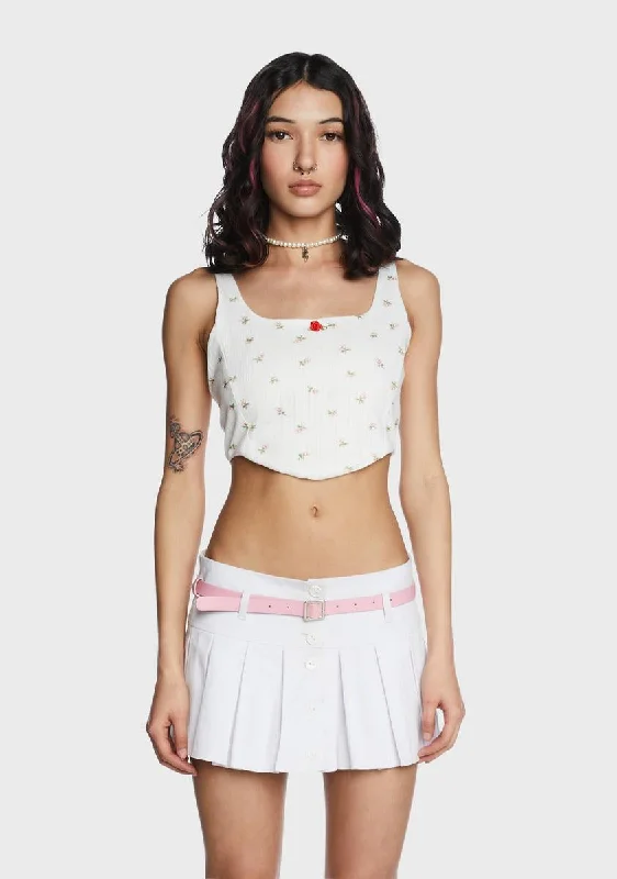 Flash Sale, Don't Miss Love Is A Rose Crop Top