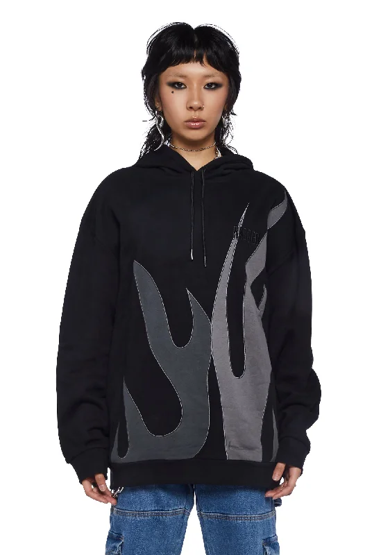 Urban Femme Streetwear Scorch Pullover Hoodie