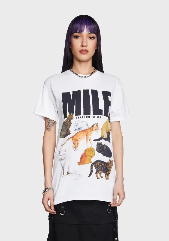 Hot Trends MILF Kitties Graphic Tee