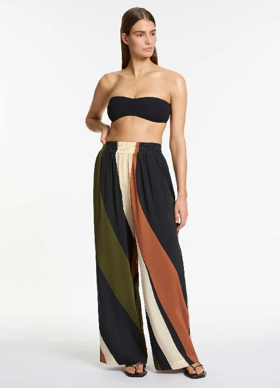 Lightweight Fabric Sorella Wide Leg Pant - Multi