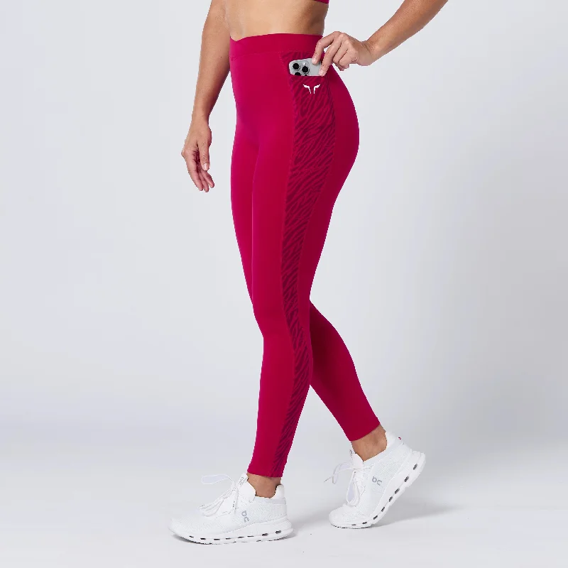 Must Haves Crossover Leggings 27" - Cerise