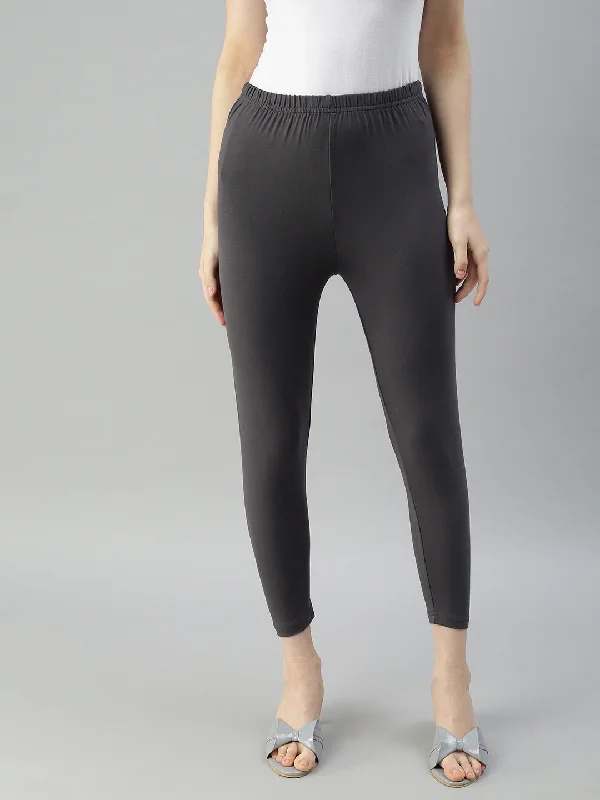 The Good Stuff Cuff Length Leggings-Slate