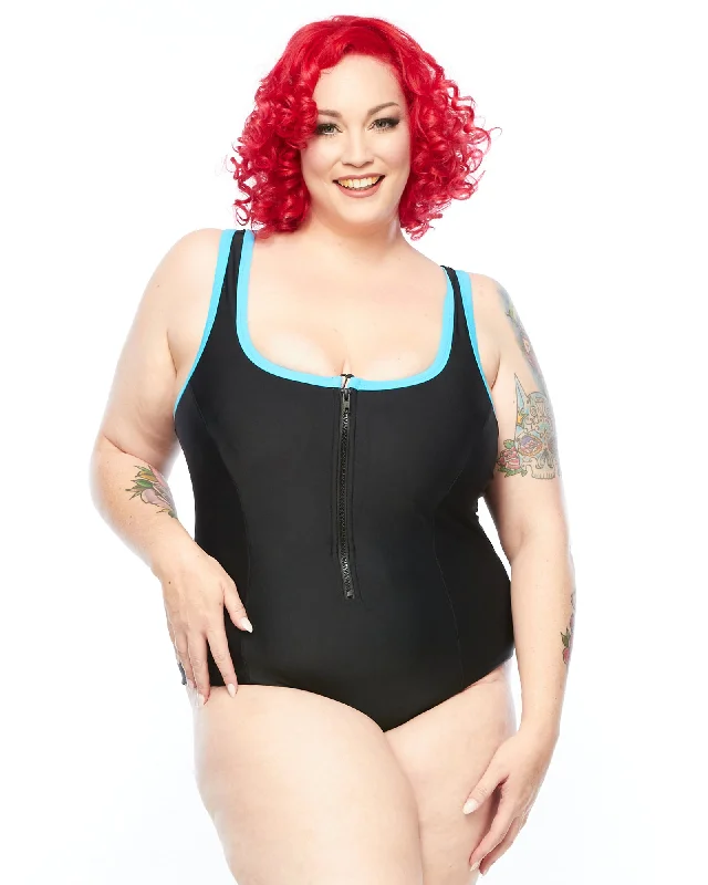 Holiday Glam Racer Back Swimsuit - Zip (E-G)