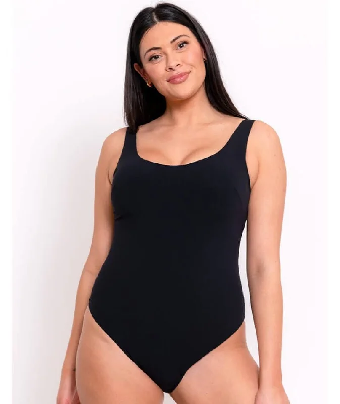 Day To Night Styles Curvy Kate Deep Dive Non-Wired Swimsuit - Black