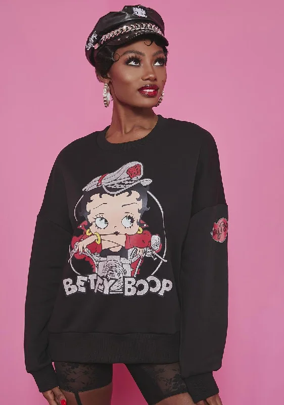 Playful Elegance Tough Betty Oversized Sweatshirt