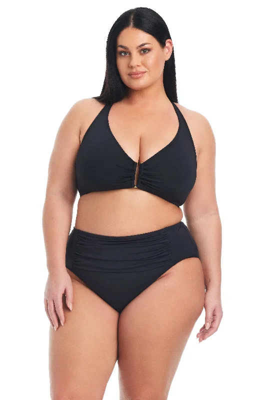 Fashion Forward Kore High Waist Tummy-Tuck Control Plus Bikini Bottom