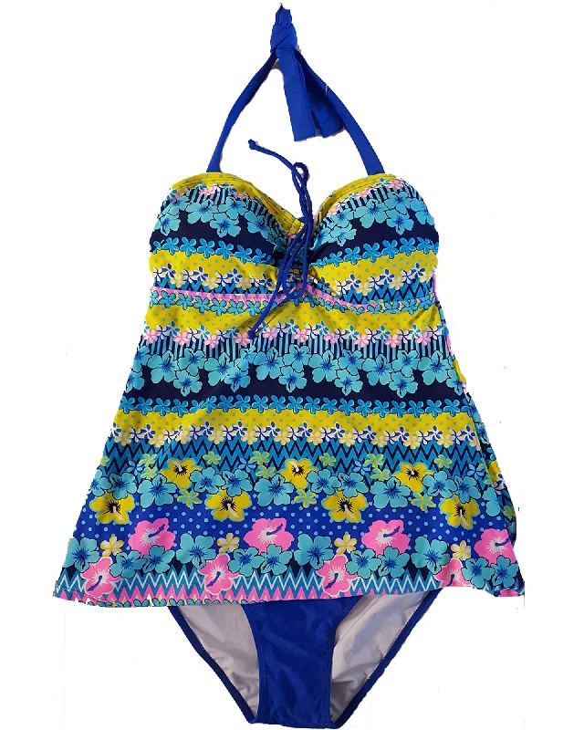 Limited Time Offer Eloura Tankini - Blue 12 14 16 18